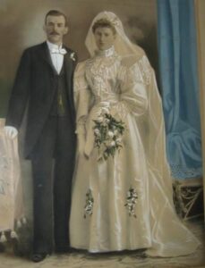 Frederick & Julia Lass on their wedding day